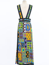 Neon Patchwork Printed Jumper Dress arcadeshops.com