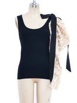 Dries Van Noten Single Sleeve Ribbed Tank Top arcadeshops.com