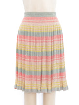 Issey Miyake Pleated Knit Skirt Bottom arcadeshops.com