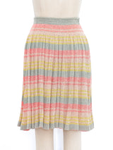 Issey Miyake Pleated Knit Skirt Bottom arcadeshops.com