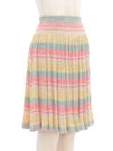 Issey Miyake Pleated Knit Skirt Bottom arcadeshops.com