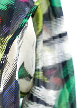 Missoni Printed Chiffon Wrap Top Top arcadeshops.com