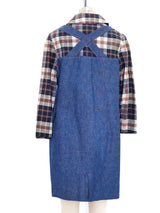 Denim Overall Coat Dress Dress arcadeshops.com