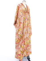 Paisley Printed Caftan Dress arcadeshops.com