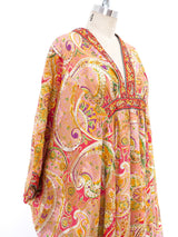 Paisley Printed Caftan Dress arcadeshops.com