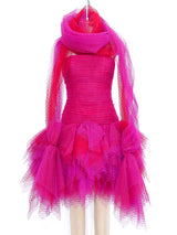 Jacquline De Ribes Tulle Party Dress Dress arcadeshops.com