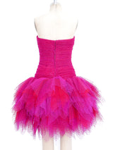 Jacquline De Ribes Tulle Party Dress Dress arcadeshops.com