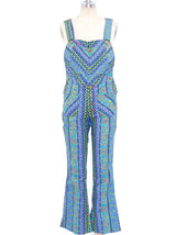 Printed Cotton Overalls Suit arcadeshops.com