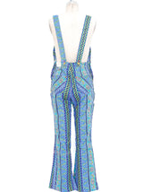 Printed Cotton Overalls Suit arcadeshops.com