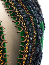 Embellished Cropped Velvet Vest Jacket arcadeshops.com