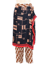 Dries Van Noten Silk Scarf Pants Bottom arcadeshops.com