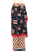 Dries Van Noten Silk Scarf Pants Bottom arcadeshops.com