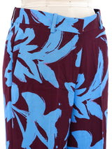Dries Van Noten Printed Silk Pants Bottom arcadeshops.com