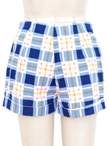 1960's Plaid Shorts Bottom arcadeshops.com