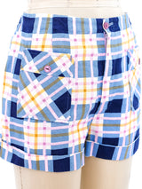 1960's Plaid Shorts Bottom arcadeshops.com