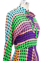 Dot Printed Jersey Maxi Dress Dress arcadeshops.com