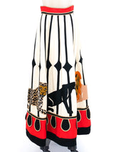 Malcolm Starr Circus Applique Skirt Bottom arcadeshops.com