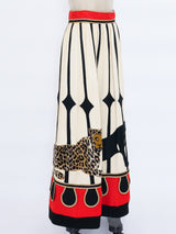 Malcolm Starr Circus Applique Skirt Bottom arcadeshops.com