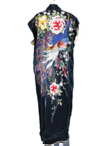 Heavily Embroidered Sleeveless Robe Jacket arcadeshops.com