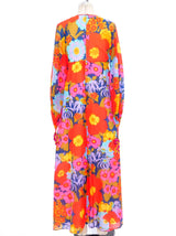 Jean Varon Floral Printed Chiffon Dress Dress arcadeshops.com