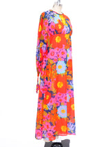 Jean Varon Floral Printed Chiffon Dress Dress arcadeshops.com