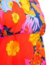 Jean Varon Floral Printed Chiffon Dress Dress arcadeshops.com