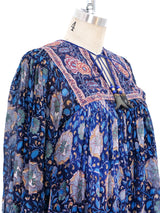 Ritu Kumar Block Printed Silk Indian Dress Dress arcadeshops.com