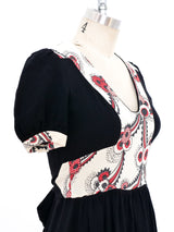Ossie Clark Celia Birtwell Print Belted Dress Dress arcadeshops.com