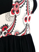 Ossie Clark Celia Birtwell Print Belted Dress Dress arcadeshops.com