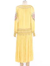 Pastel Embroidered Hungarian Peasant Dress Dress arcadeshops.com