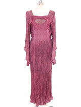 1970's Plisse Pleated Afghani Dress Dress arcadeshops.com
