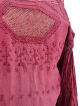 1970's Plisse Pleated Afghani Dress Dress arcadeshops.com