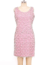 1960's Crystal Fringed Net Dress Dress arcadeshops.com