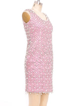 1960's Crystal Fringed Net Dress Dress arcadeshops.com