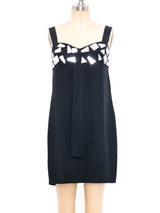 Fragmented Mirror Embellished Mini Dress Dress arcadeshops.com