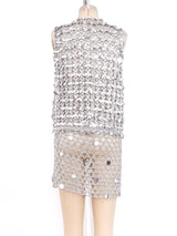 Paillette Embellished Crochet Ensemble Suit arcadeshops.com