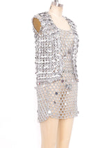 Paillette Embellished Crochet Ensemble Suit arcadeshops.com