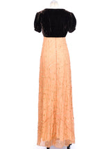 Holly's Harp Star Printed Gown Dress arcadeshops.com