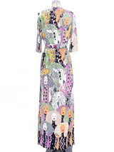 Rodrigues Face Printed Crepe Ensemble Suit arcadeshops.com