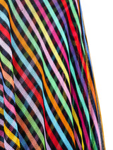 1970's Missoni Rainbow Striped Knit Ensemble Dress arcadeshops.com