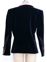 Yves Saint Laurent Velvet Jacket Jacket arcadeshops.com