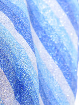 Striped Glitter Hood Accessory arcadeshops.com