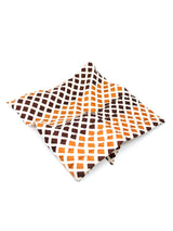 Check Printed Silk Head Scarf Accessory arcadeshops.com