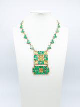 Pauline Rader Jade Inspired Pendant Necklace Accessory arcadeshops.com