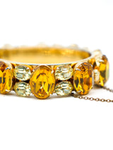 Citrine Crystal Studded Bangle Accessory arcadeshops.com