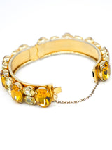 Citrine Crystal Studded Bangle Accessory arcadeshops.com