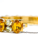 Citrine Crystal Studded Bangle Accessory arcadeshops.com