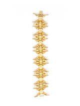 Goldtone Sculpted Link Bracelet Accessory arcadeshops.com