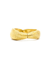 Goldtone Basketweave Bangle Accessory arcadeshops.com