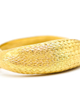 Goldtone Basketweave Bangle Accessory arcadeshops.com